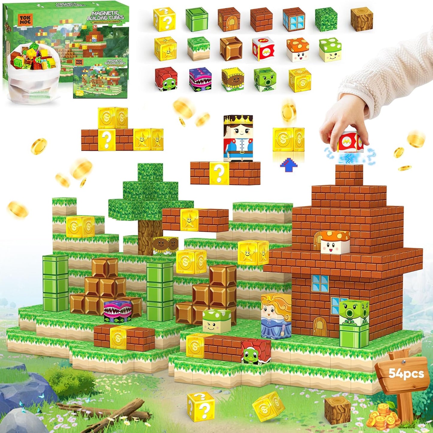 Super Plumber STEM Magnetic Blocks: Fun Learning!