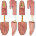Stratton Men's Adjustable Split Toe Cedar Shoe Tree 2-Pack - Shoe