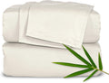 Short Queen Bamboo Sheets 60ftx75ft Ivory - Cooling 4-Piece Set