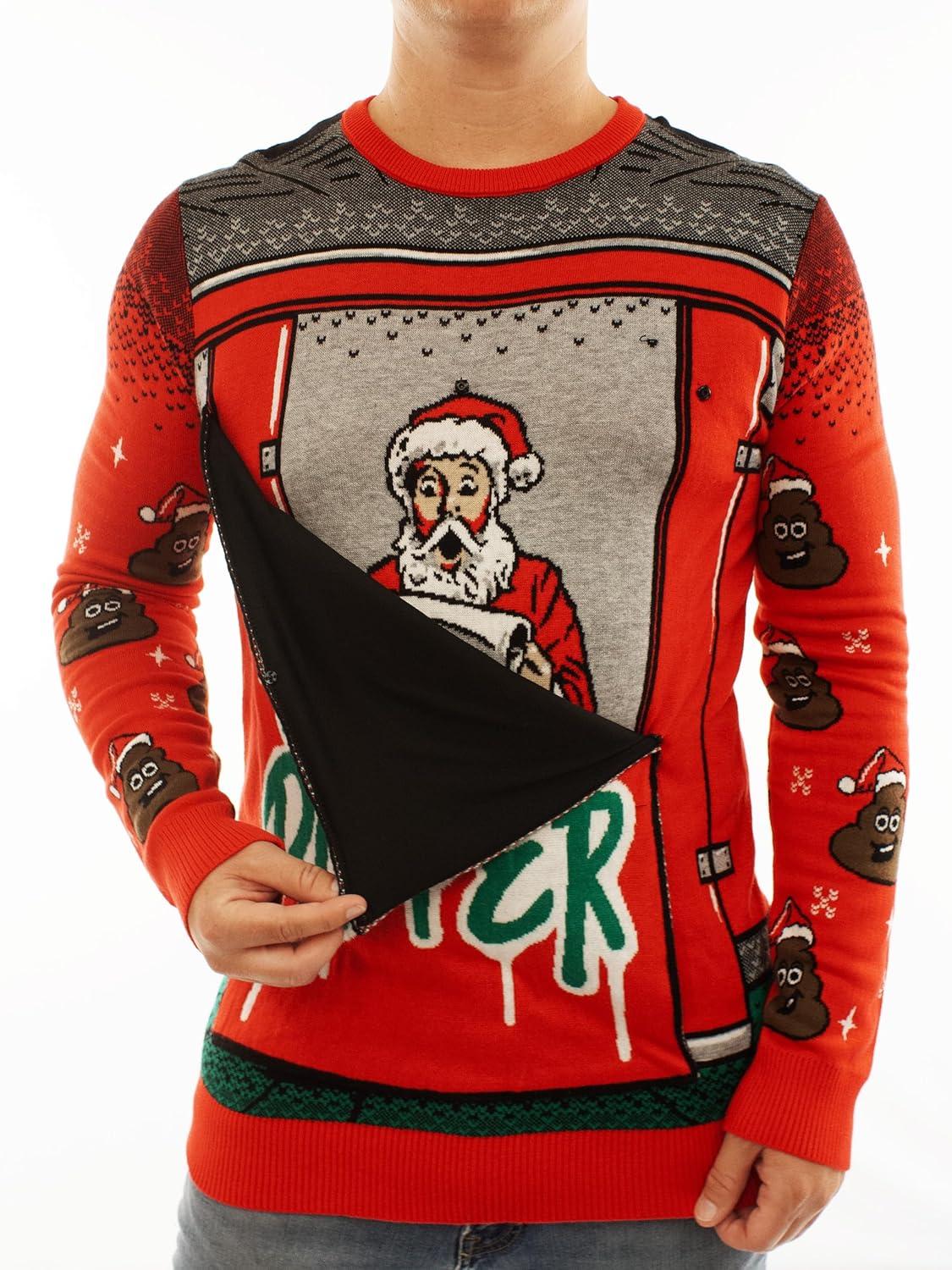 Funny Santa Ugly Christmas Sweater for Men and Women - Stand Out