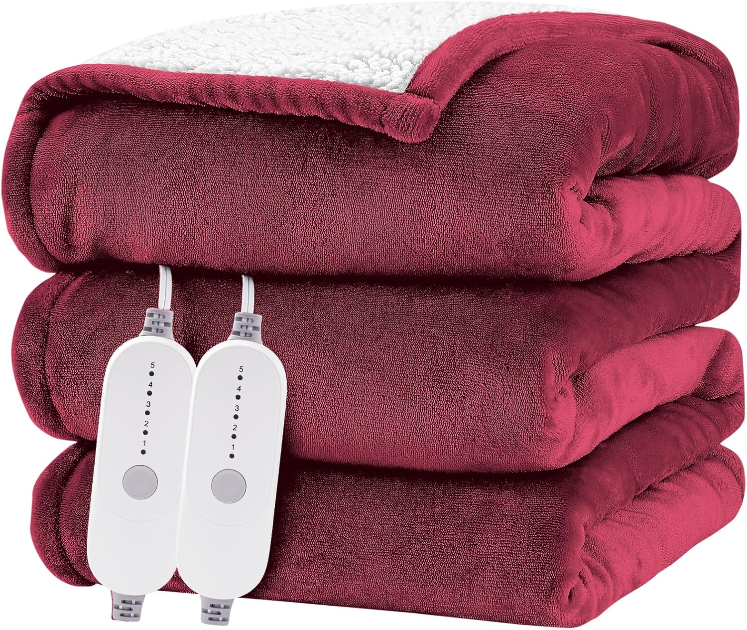 HYLEORY Heated Electric Blanket Queen for Ultimate Comfort