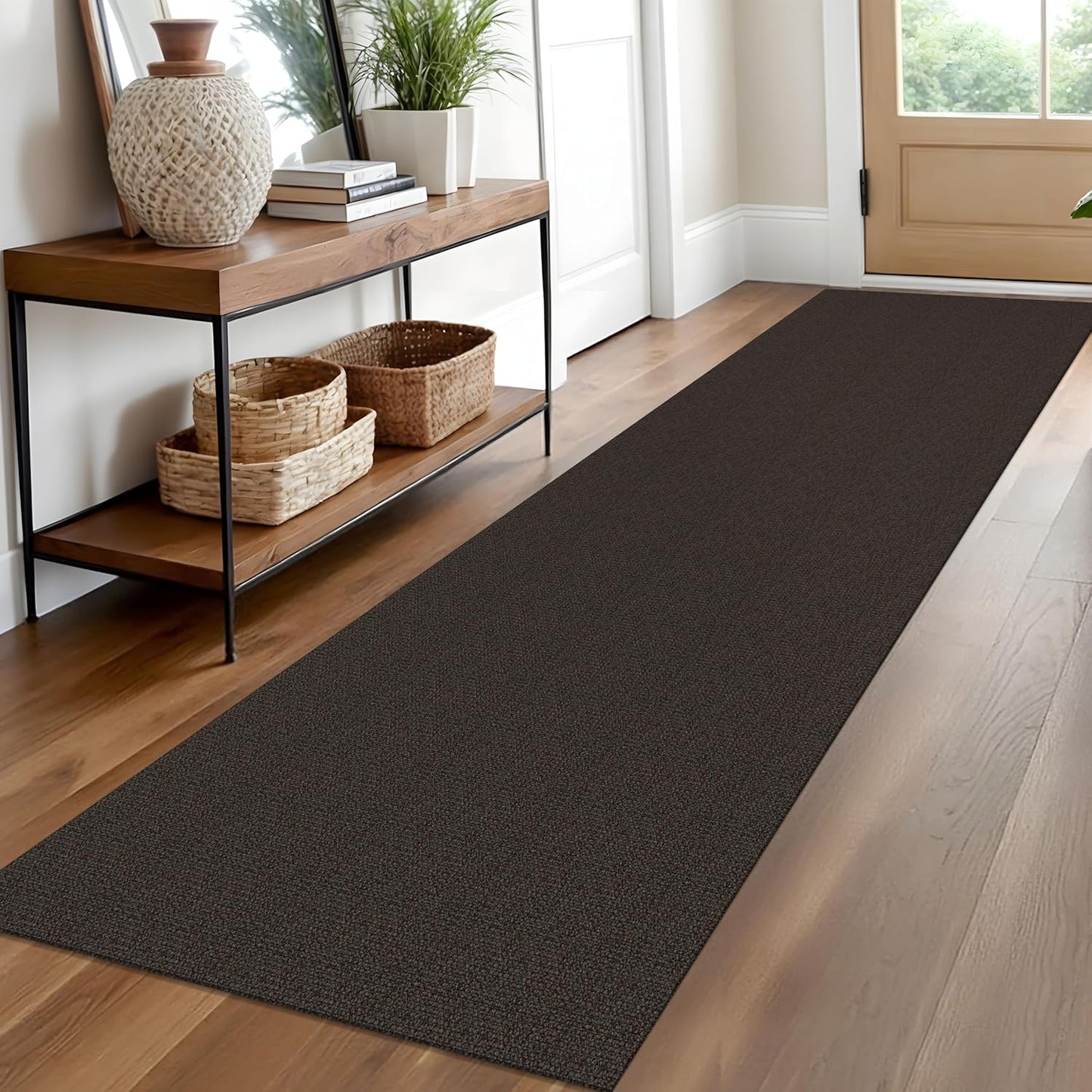EARTHALL Washable Runner Rug 2x10 Ft Non Slip for Hallways