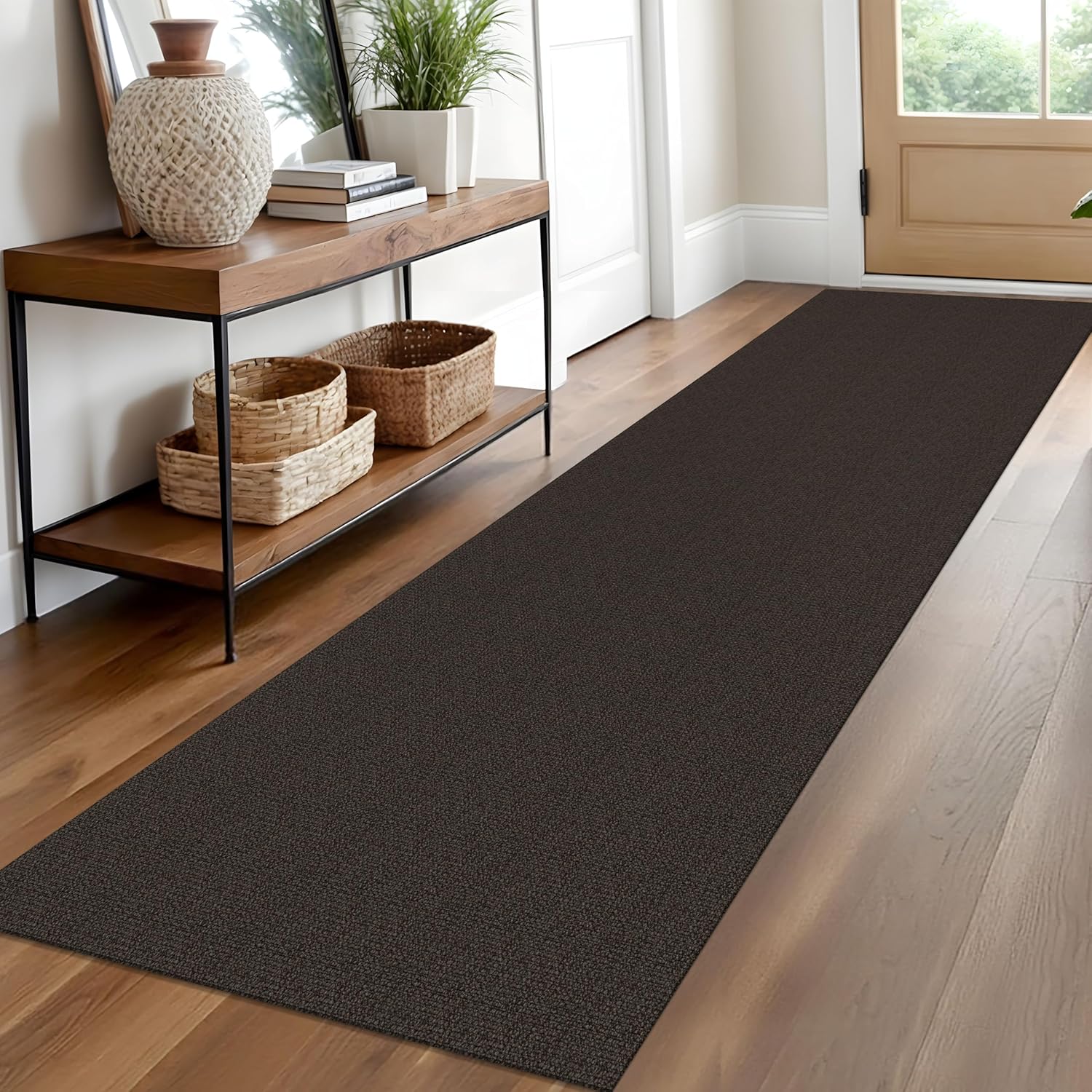 EARTHALL Washable Runner Rug 2x10 Ft Non Slip for Hallways