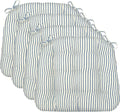 Barnett Home Decor Chair Cushions 15x17 Ticking Stripe Navy - Pack
