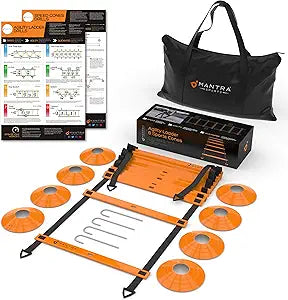 Soccer Training Agility Ladder Set for Speed and Footwork