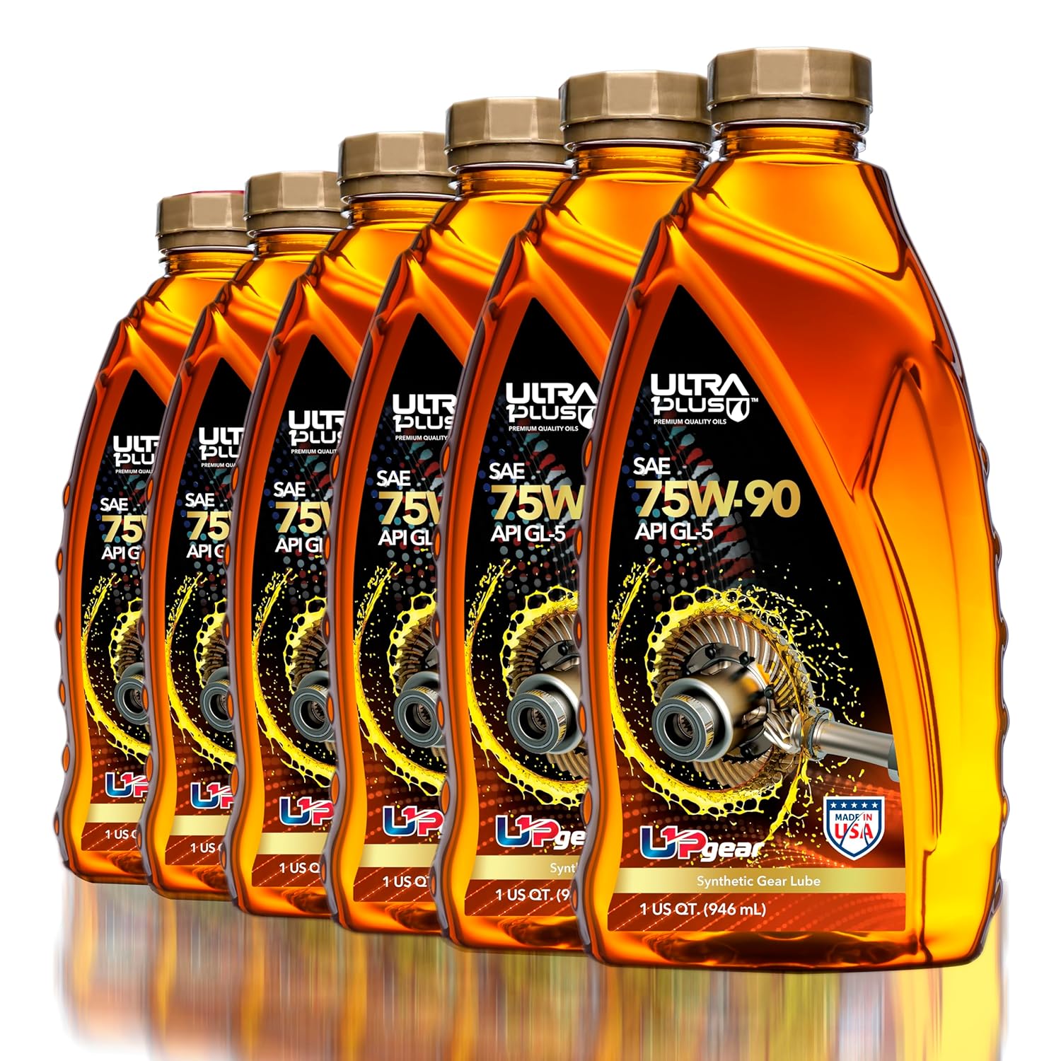 ULTRA 1PLUS SAE 75W-90 Synthetic Gear Oil for Gear Protection