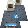 Drymate XL Original Cat Litter Mat 2-Pack - Contains Mess, Urine-Proof