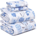 100% Cotton Percale Queen Sheet Set 4 Pieces - Deep Pocket 16in