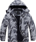 Wantdo Men's Plus Size Waterproof Ski Jacket - Warm Big & Tall Coat