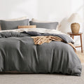 Bedsure Luxury Waffle Duvet Cover King Size for Chic Bedrooms