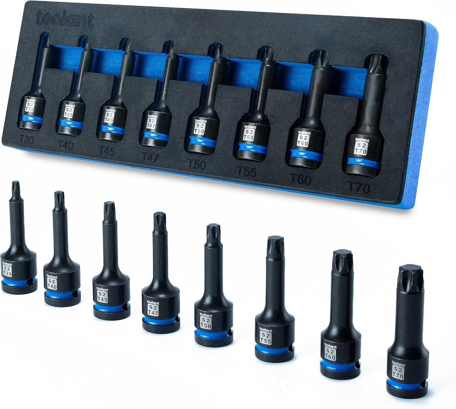 Impact Torx Bit Socket Set 8pcs for Professional Mechanics