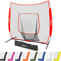 7 ft x 7 ft Baseball and Softball Practice Net - Team Tone Option