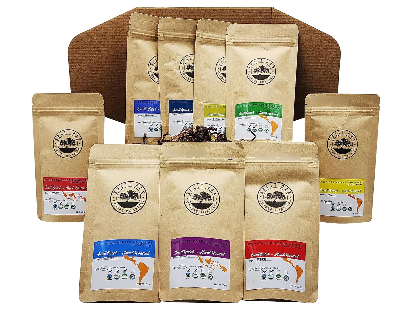 Best Coffee Gift Box Set with 9 Assorted Coffees Worldwide