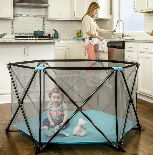 Regalo Aqua Washable Play Yard, Indoor/Outdoor Fun!