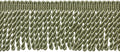 Bullion Fringe Trim 2 1/2in Sage Green - Decorative Upholstery Trim