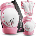 Skateboard Pads Protective Gear Set for Kids and Adults - Smash Knee