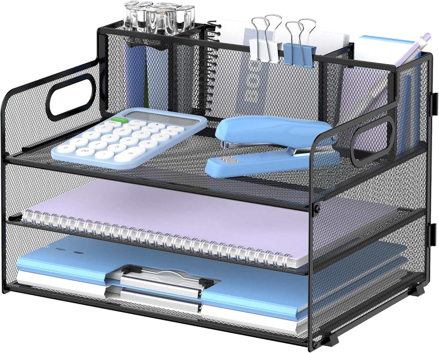 Effortless Desk Organization Set - 3 Tier & Pen Holders