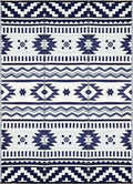Outdoor Plastic Straw Rug 9x18 - Durable Waterproof Patio Mat