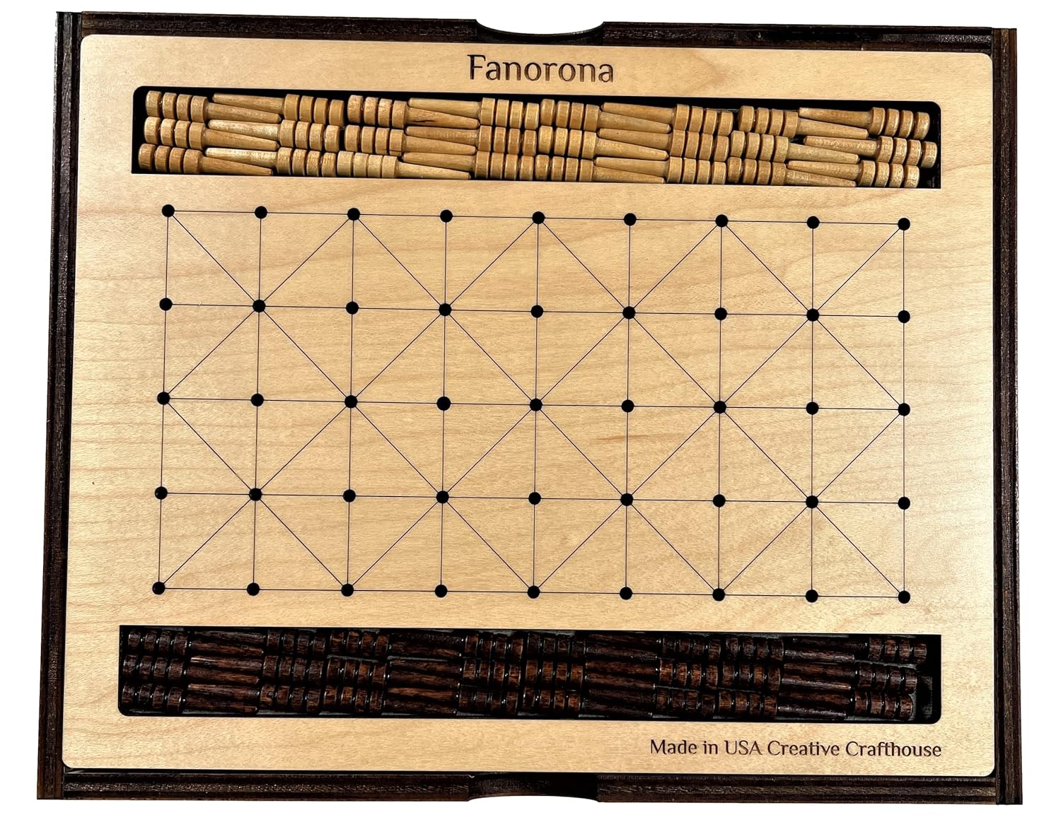 Fanorona Game Strategy Game for 2 People - Fun Challenge