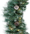 9ft Pre-Lit Christmas Garland for Holiday Decor with Lights