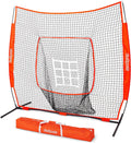 7 ft x 7 ft Baseball & Softball Practice Net - Foldable Training Aid