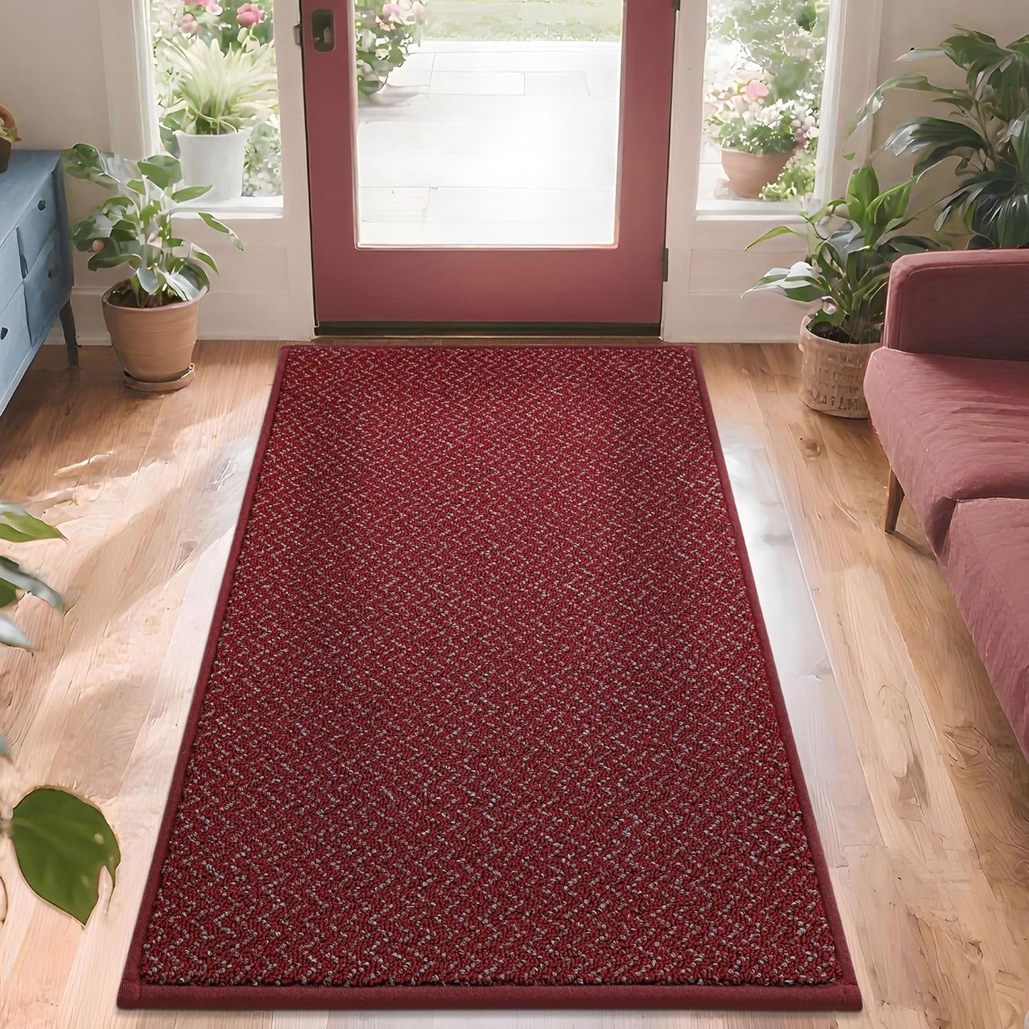 COSY HOMEER Non Slip Absorbent Entryway Rug 36x60 for Dirt Trapping