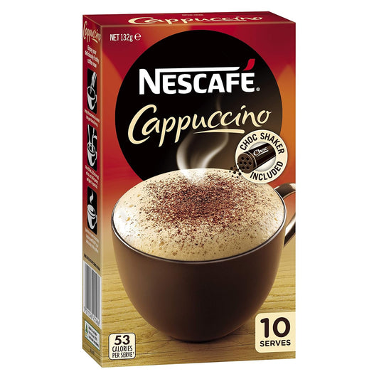 Instant Nescafe Cappuccino 10pk - Rich & Creamy Taste