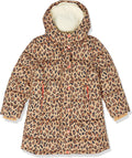 Long Heavyweight Hooded Puffer Jacket for Girls and Toddlers