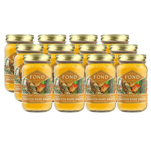 FOND Regenerative Chicken Bone Broth with Turmeric & Black Pepper