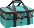 MIER Insulated Double Casserole Carrier Bag for Potlucks