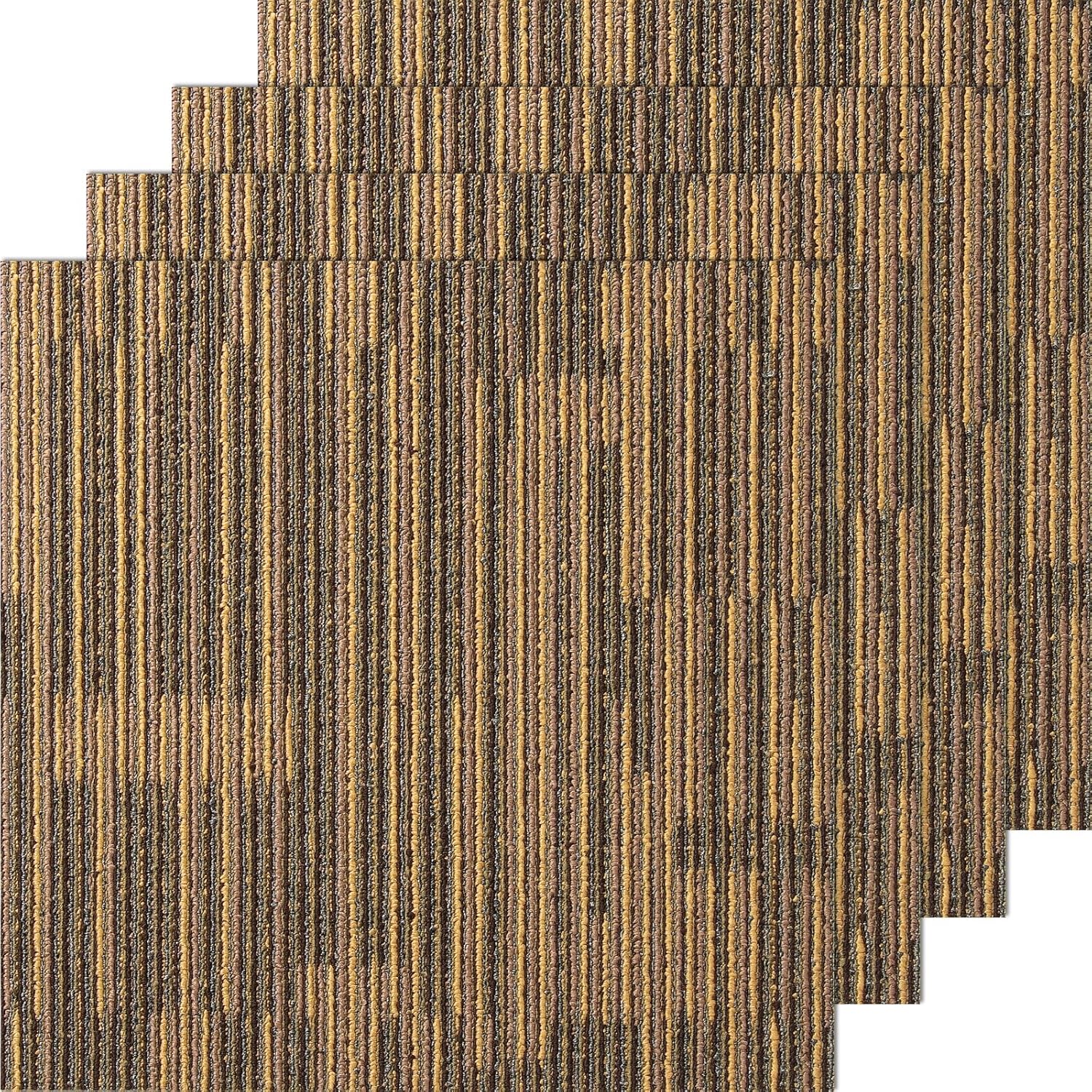 VEVOR Carpet Tiles Reusable Soft Padded Carpet Squares for Home