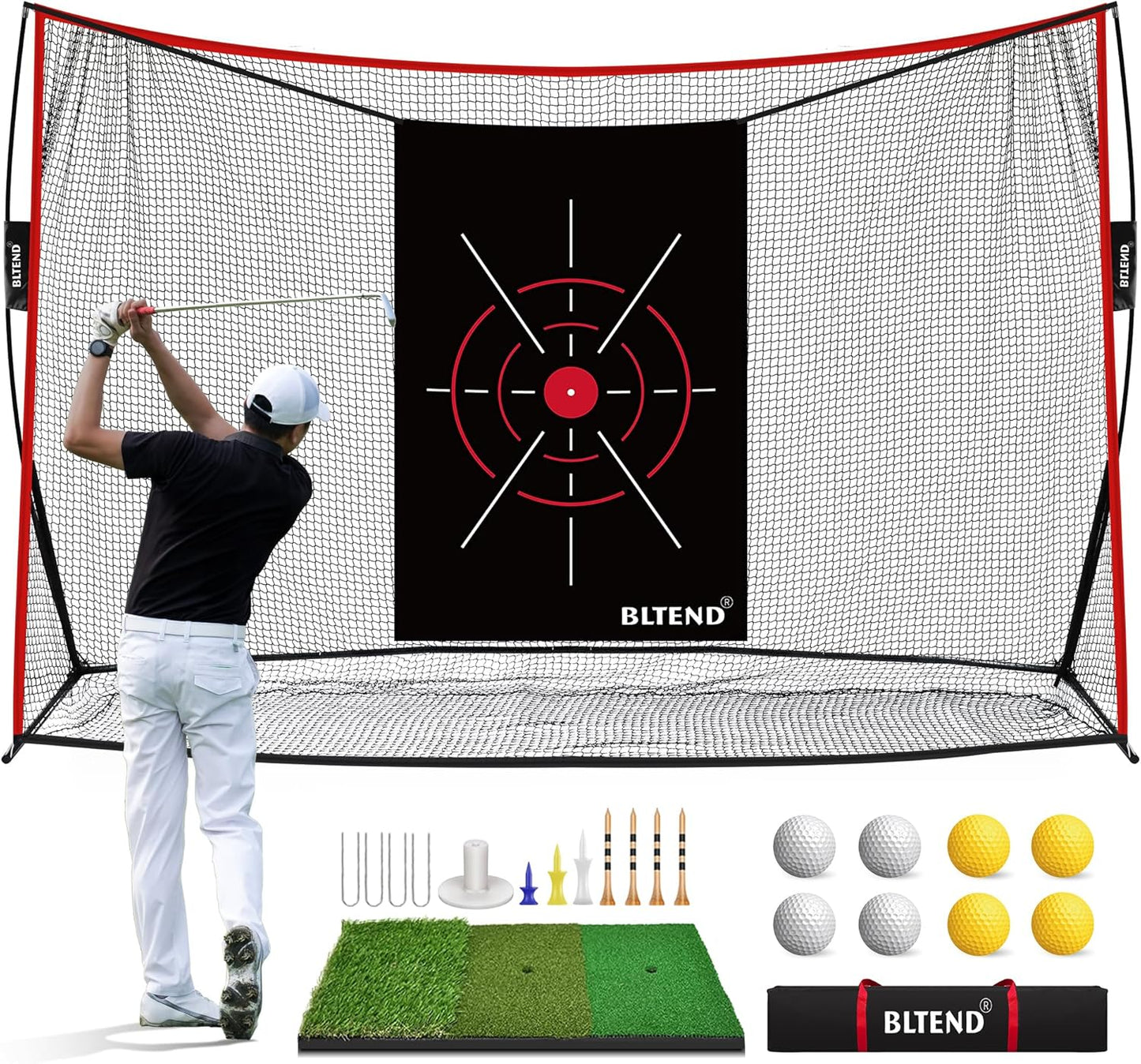 10x7ft Golf Practice Net - Improve Your Game Anywhere!