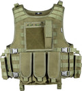MGFLASHFORCE Tactical Airsoft Vest for Paintball and Cosplay