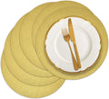 Golden Glitter Place Mats - 50 Pcs Party Sparkle