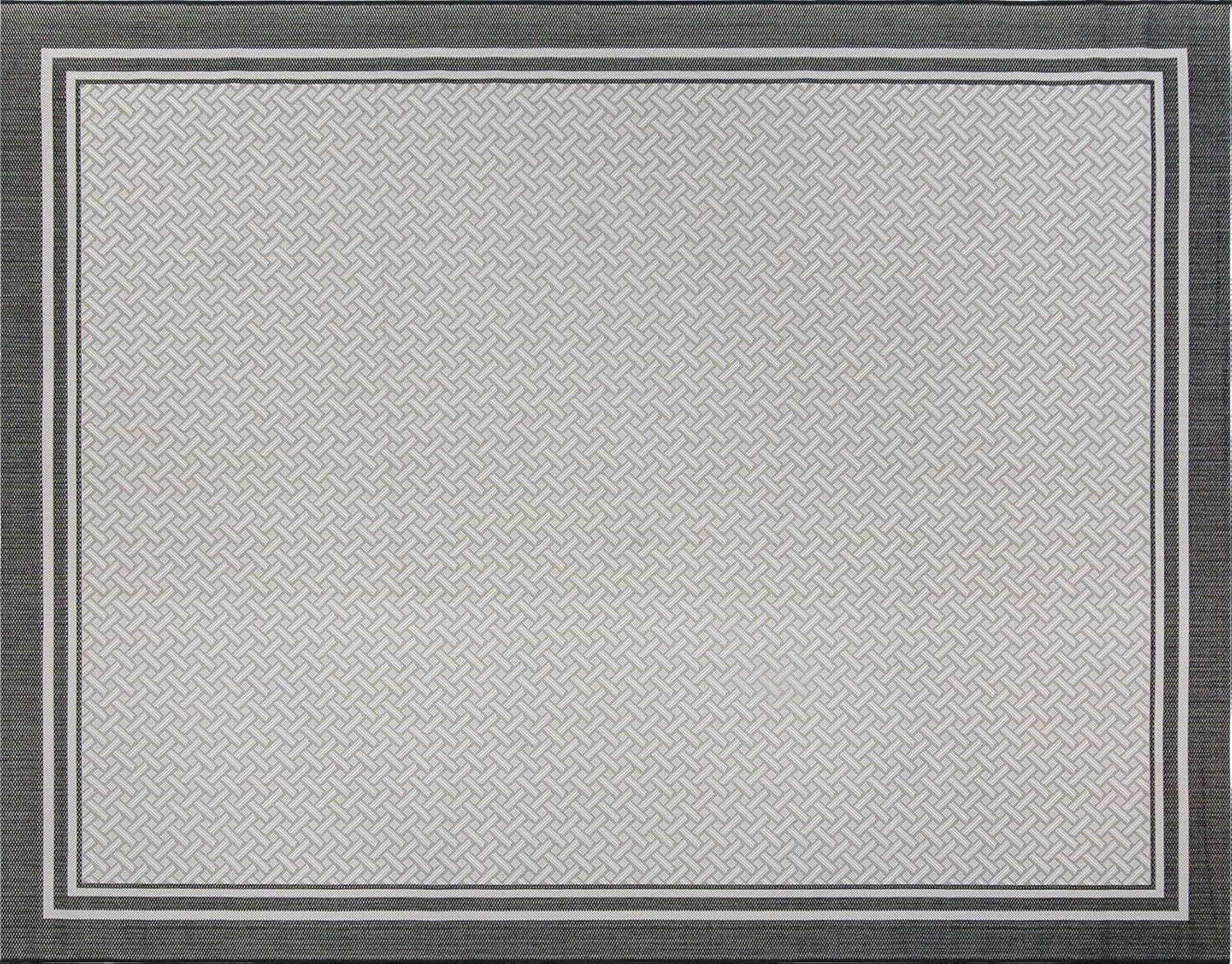 Gertmenian Indoor Outdoor Classic Flatweave Area Rug, 6x9 Ft