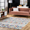 nuLOOM 7x9 Moroccan Blythe Area Rug - Faded Bohemian Style