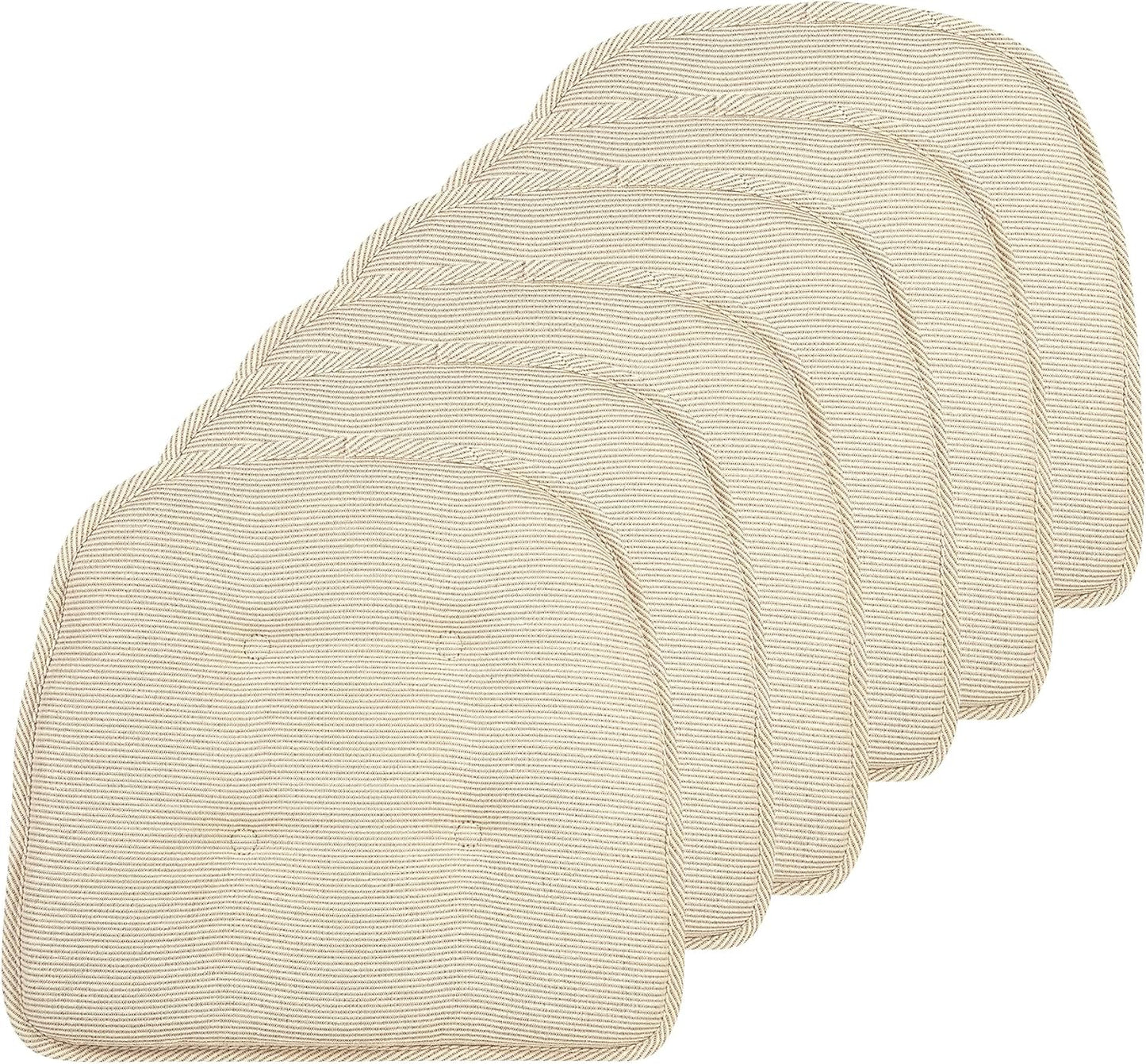 Klear Vu Omega Non-Slip Chair Cushions for Dining Room Comfort