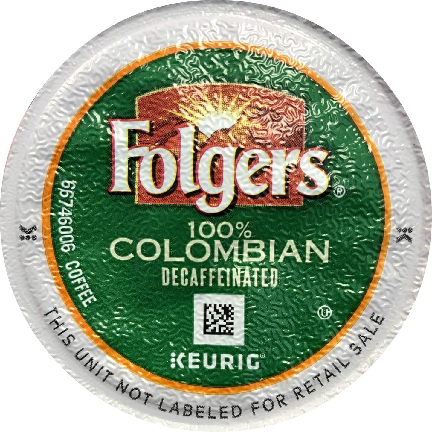 Folgers 100 Percent Colombian Decaffeinated Coffee K-Cup Pods