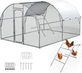 Quictent Large Metal Chicken Coop Run for 10/20 Poultry - Walk-In