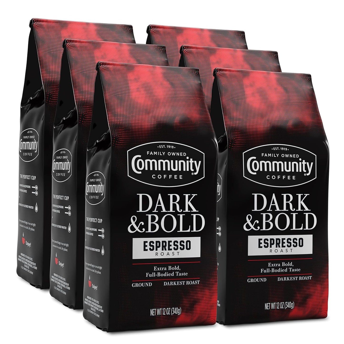 Community Coffee Dark & Bold Espresso Roast for True Coffee Lovers