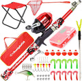 DaddyGoFish Kids Fishing Pole Combo Set for Beginners and Youth