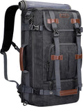WITZMAN Vintage Canvas Travel Backpack - Large Convertible Design