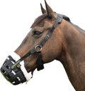 T TEKE Nano-Duro II Deluxe Horse Grazing Muzzle for Comfort