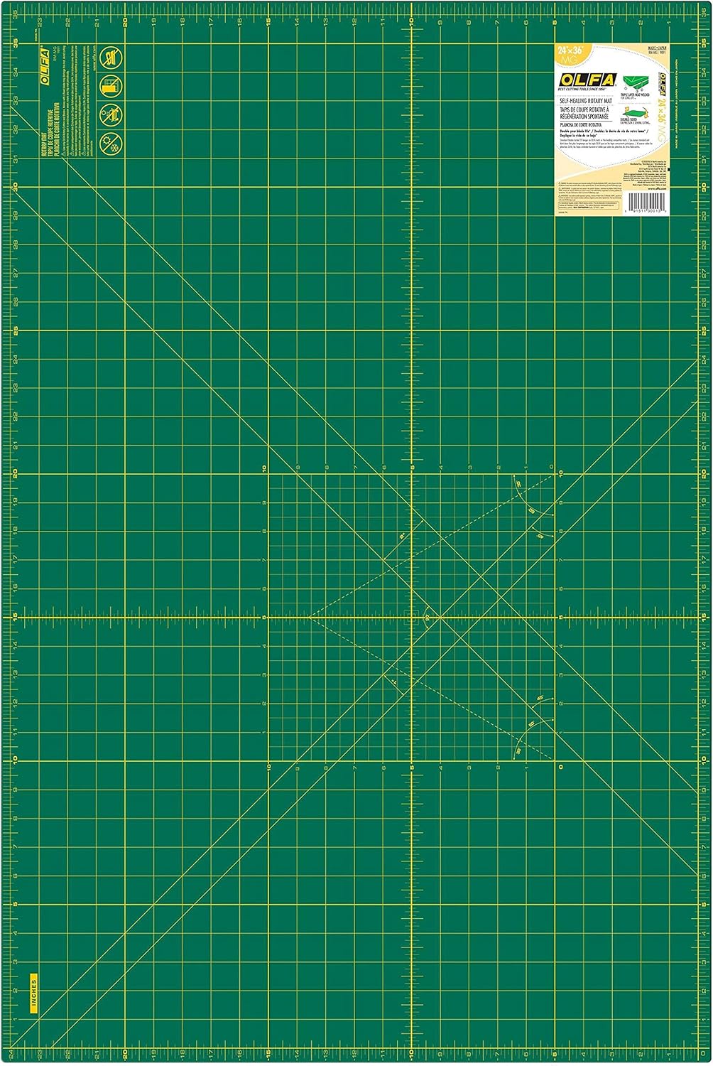 OLFA 24x36 Inch Self Healing Rotary Cutting Mat for Crafts