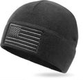 Outdoor Shaping American Flag Fleece Watch Cap - Warm Tactical Beanie