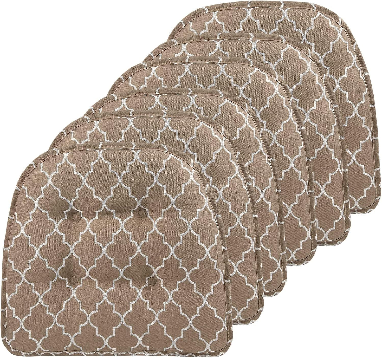 Klear Vu Omega Non-Slip Chair Cushions for Dining Room Comfort