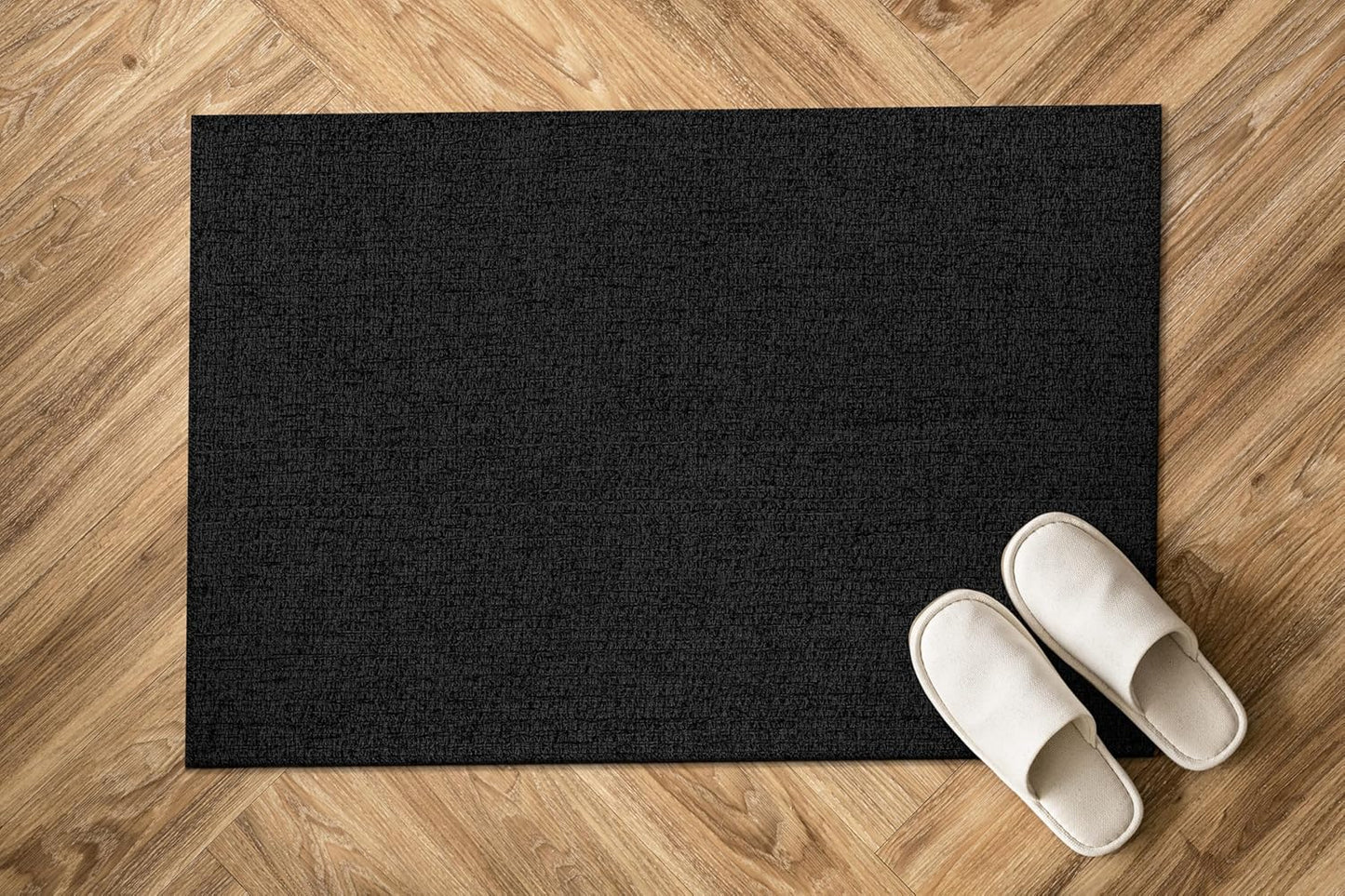 Easy Jute Rugs 2x3 Dark Gray for Indoor Outdoor Use