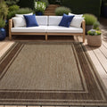Beverly Rug Large Outdoor Rug 10x14 - Weather Resistant Patio Carpet