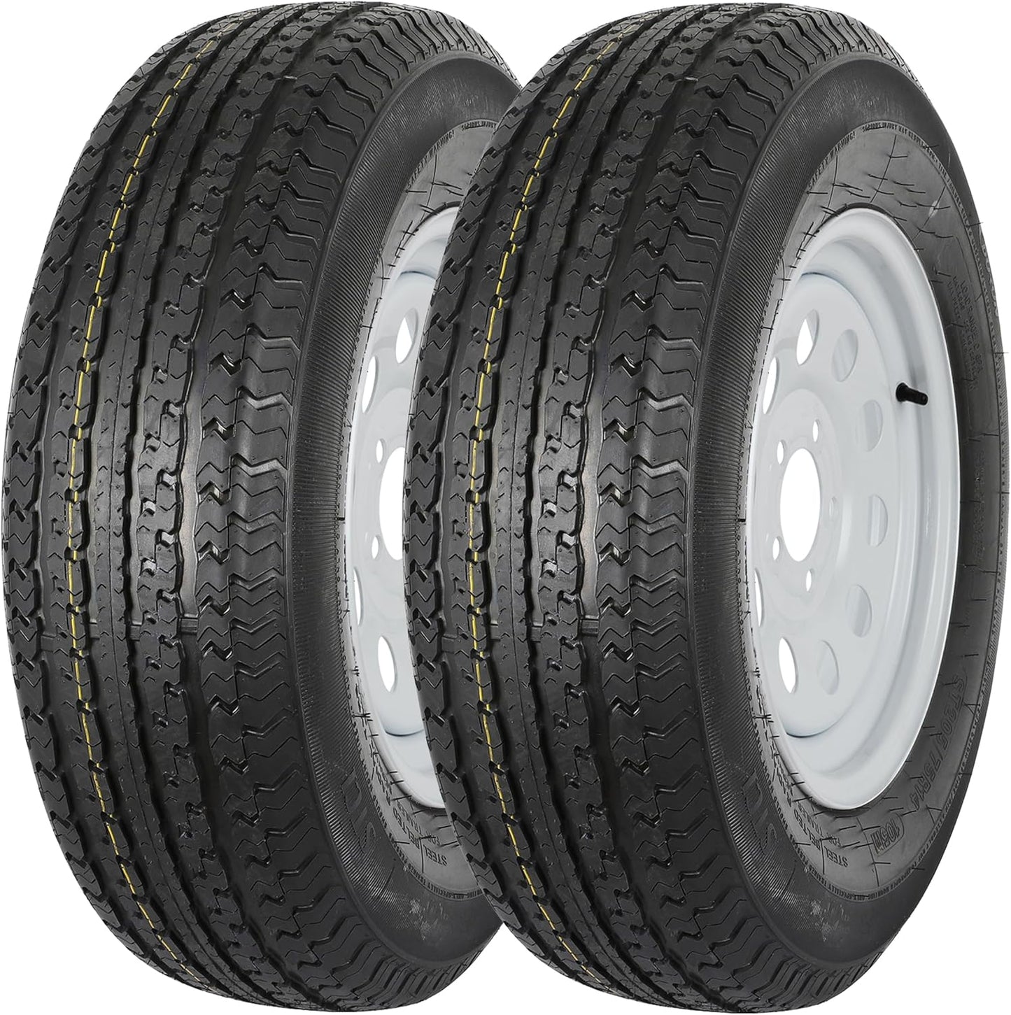 Durun ST205/75R14 Radial Trailer Tire with 14 in Wheel - Load D