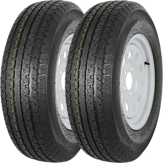 Durun ST205/75R14 Radial Trailer Tire with 14 in Wheel - Load D